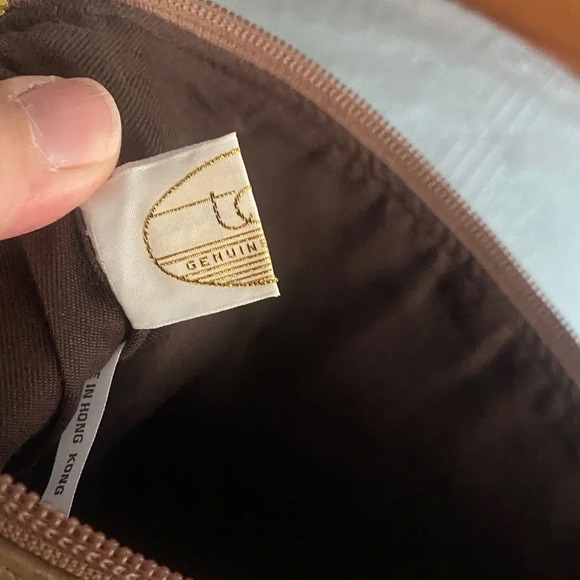 Vintage Brown Leather Clutch - Picture 2 of 5